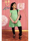 Green Colour Arya Cute Baby Reyon Cotton Top With Legis Collection CB-1203